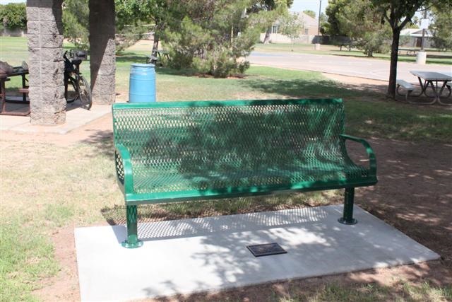 memorial bench